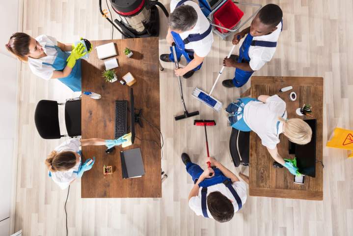 Service de nettoyage de bureaux Courbevoie